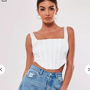 White Corset Top